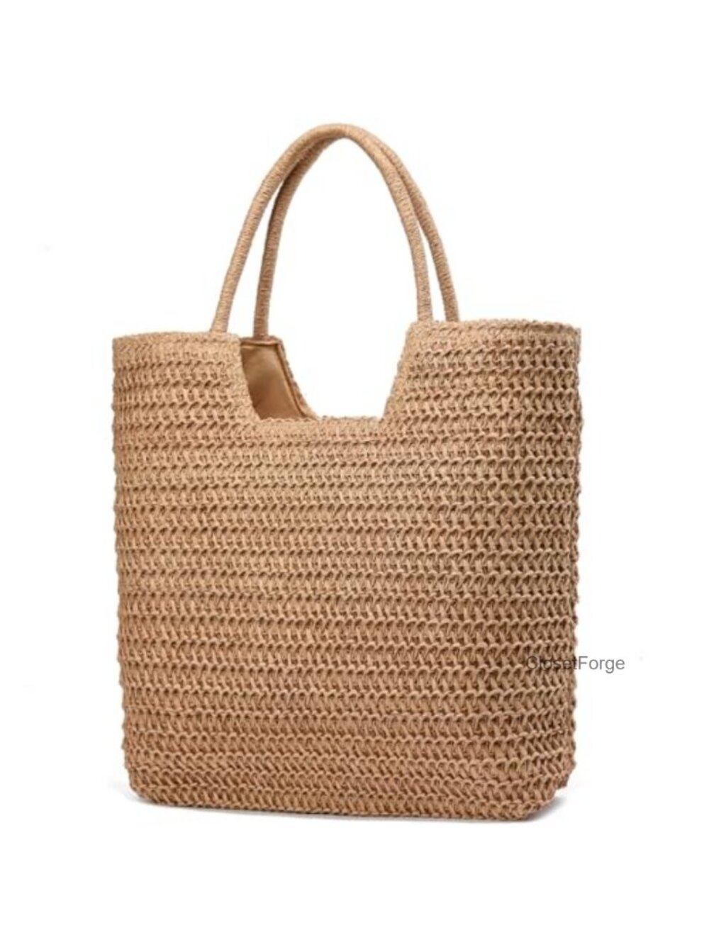 Straw Tote Bag for Women Summer Beach Shoulder Purse Boho Handbag
